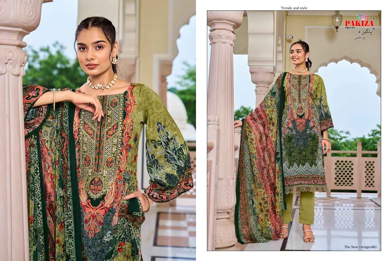 Pakiza Prints Aayat Vol 41 Cotton Dress Material 10 pcs Catalogue