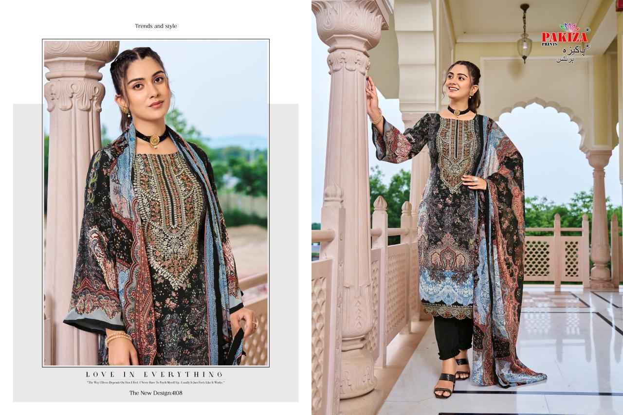 Pakiza Prints Aayat Vol 41 Cotton Dress Material 10 pcs Catalogue