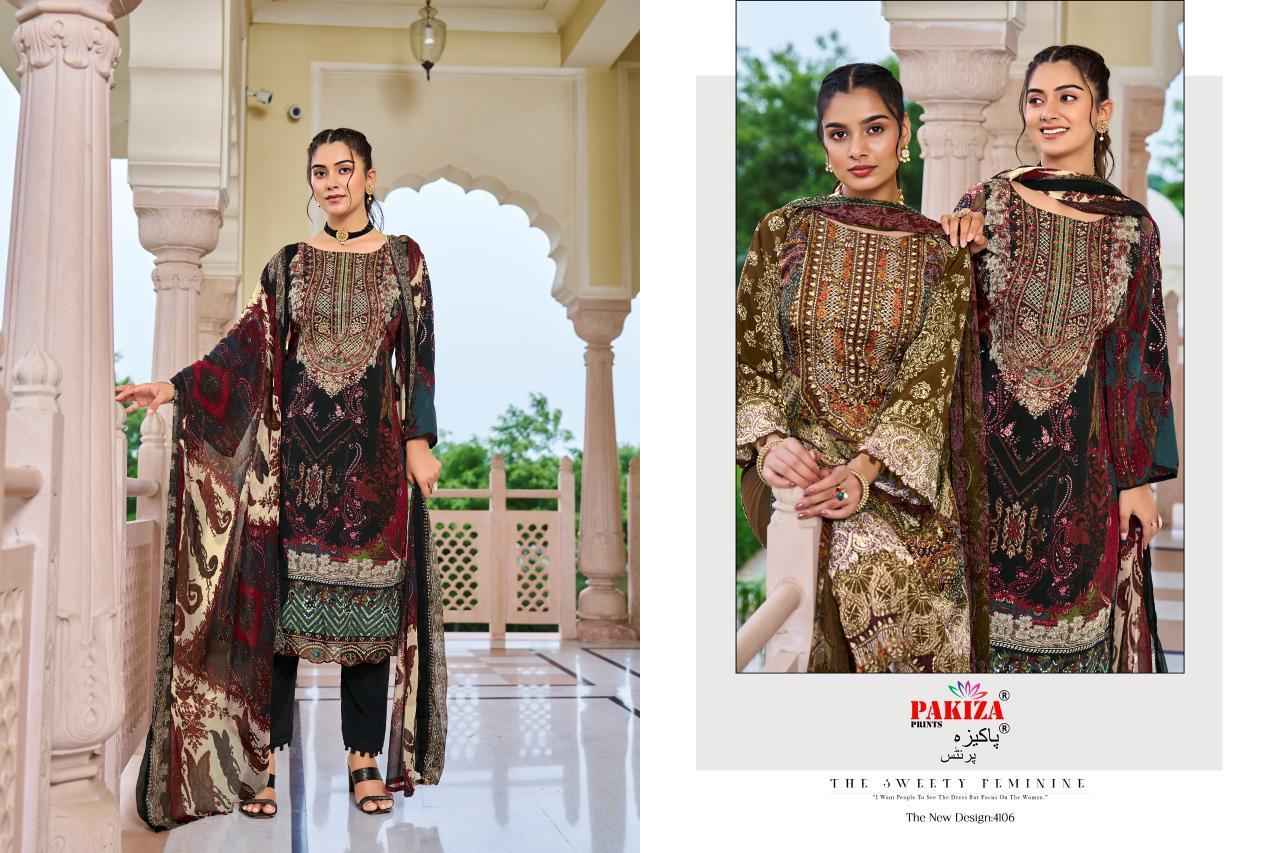 Pakiza Prints Aayat Vol 41 Cotton Dress Material 10 pcs Catalogue
