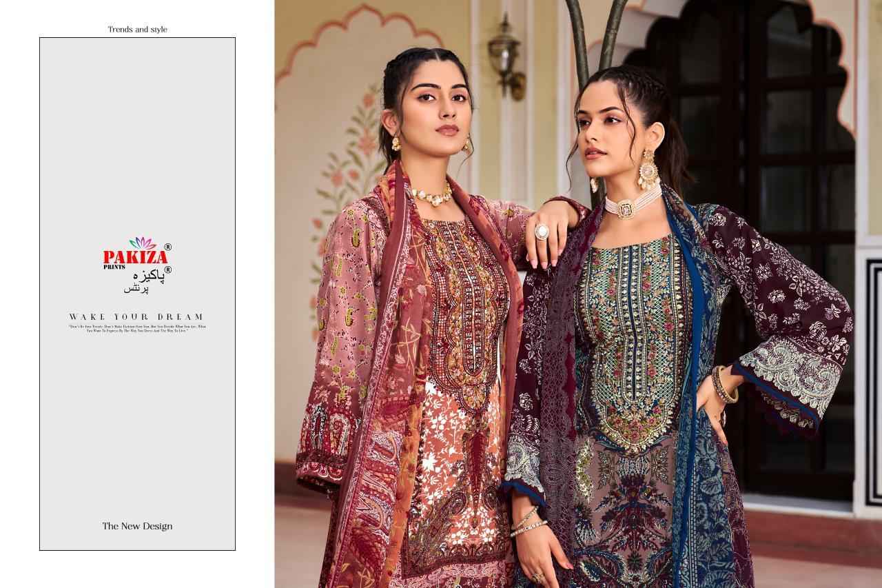 Pakiza Prints Aayat Vol 41 Cotton Dress Material 10 pcs Catalogue