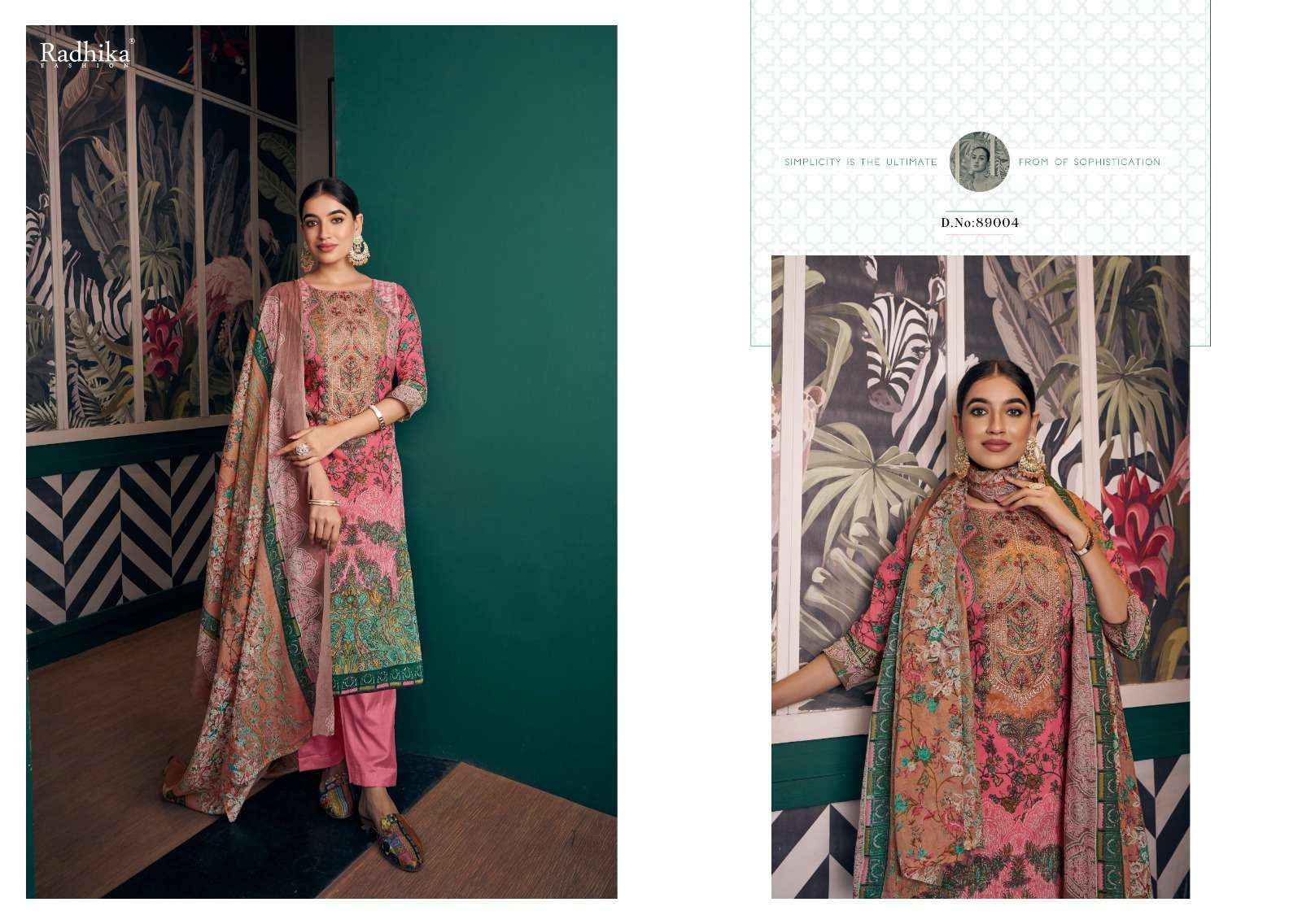 Radhika Fashion Afshana Vol 2 Cambric Cotton Dress Material 6 pcs Catalogue