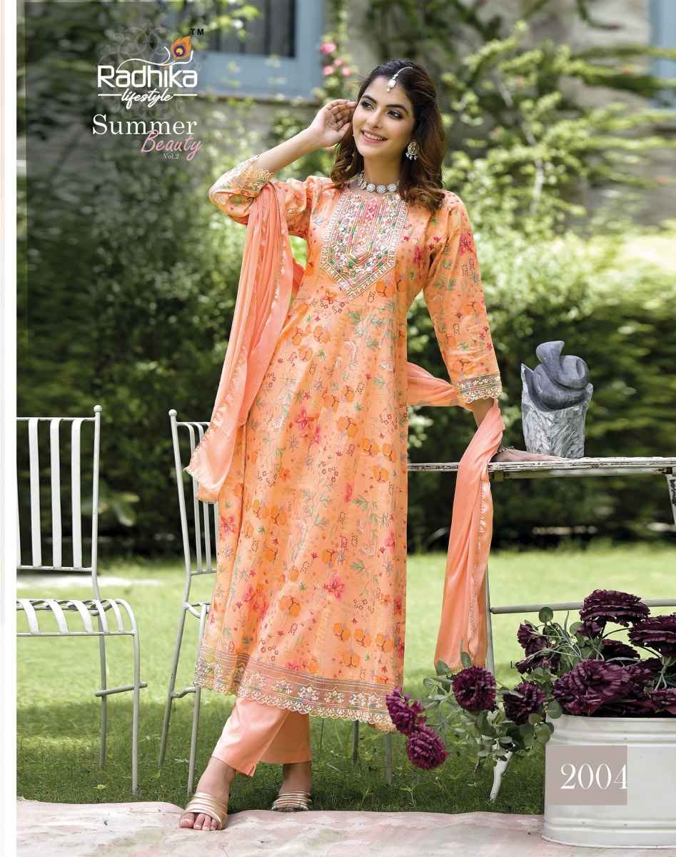 Radhika Lifestyle Summer Beauty Vol 2 Cotton Kurti Combo 6 pcs Catalogue