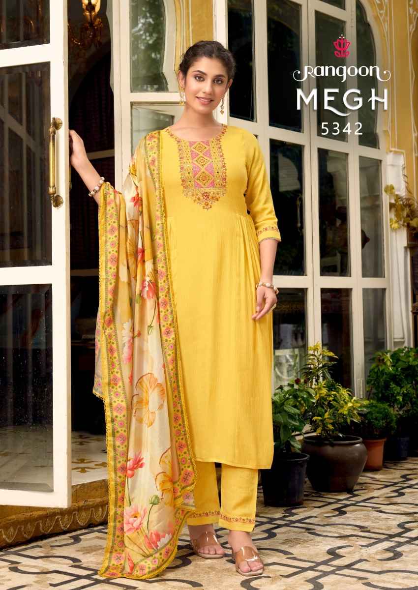 Rangoon Megh Viscose Kurti Combo 6 pcs Catalogue