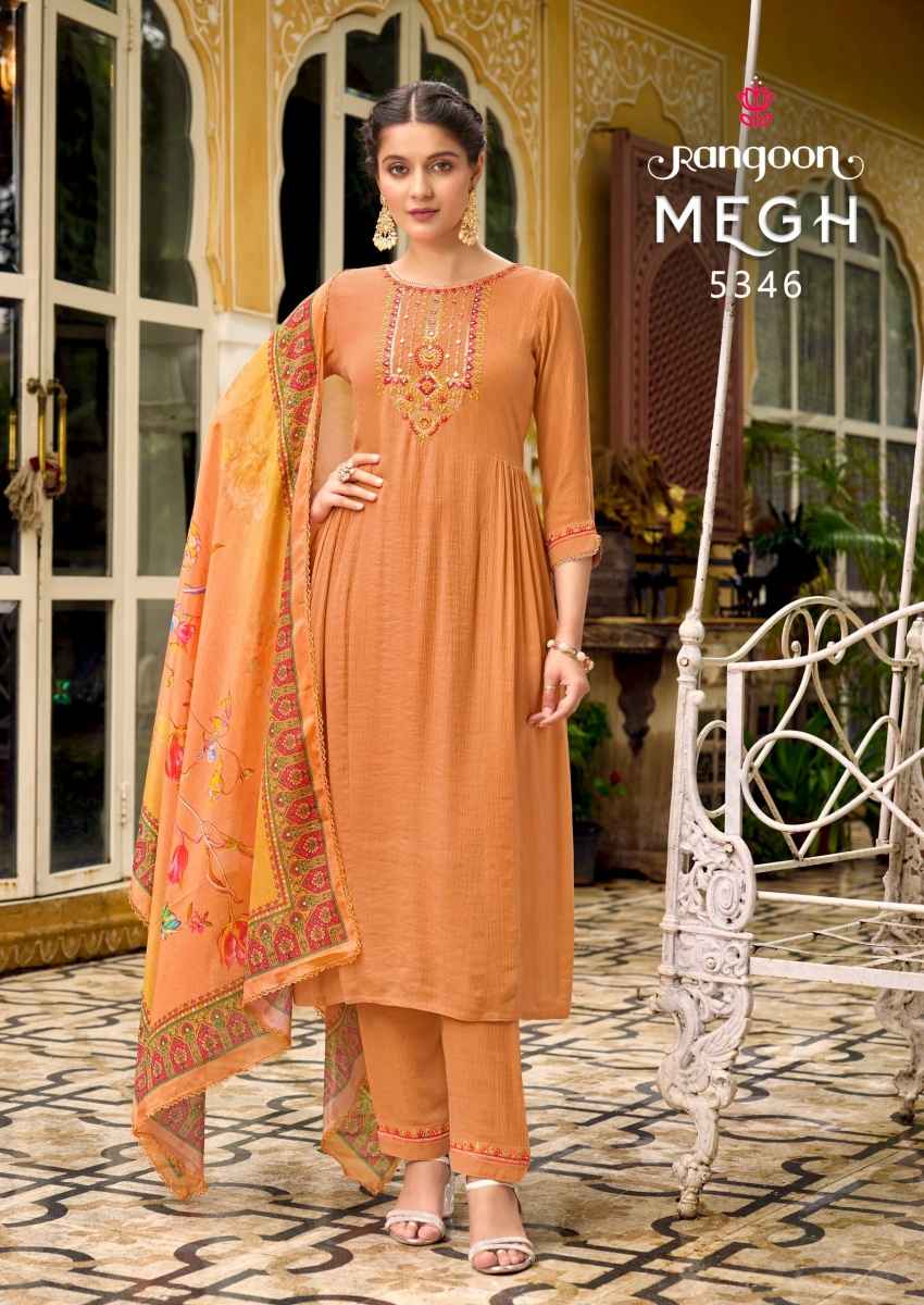 Rangoon Megh Viscose Kurti Combo 6 pcs Catalogue