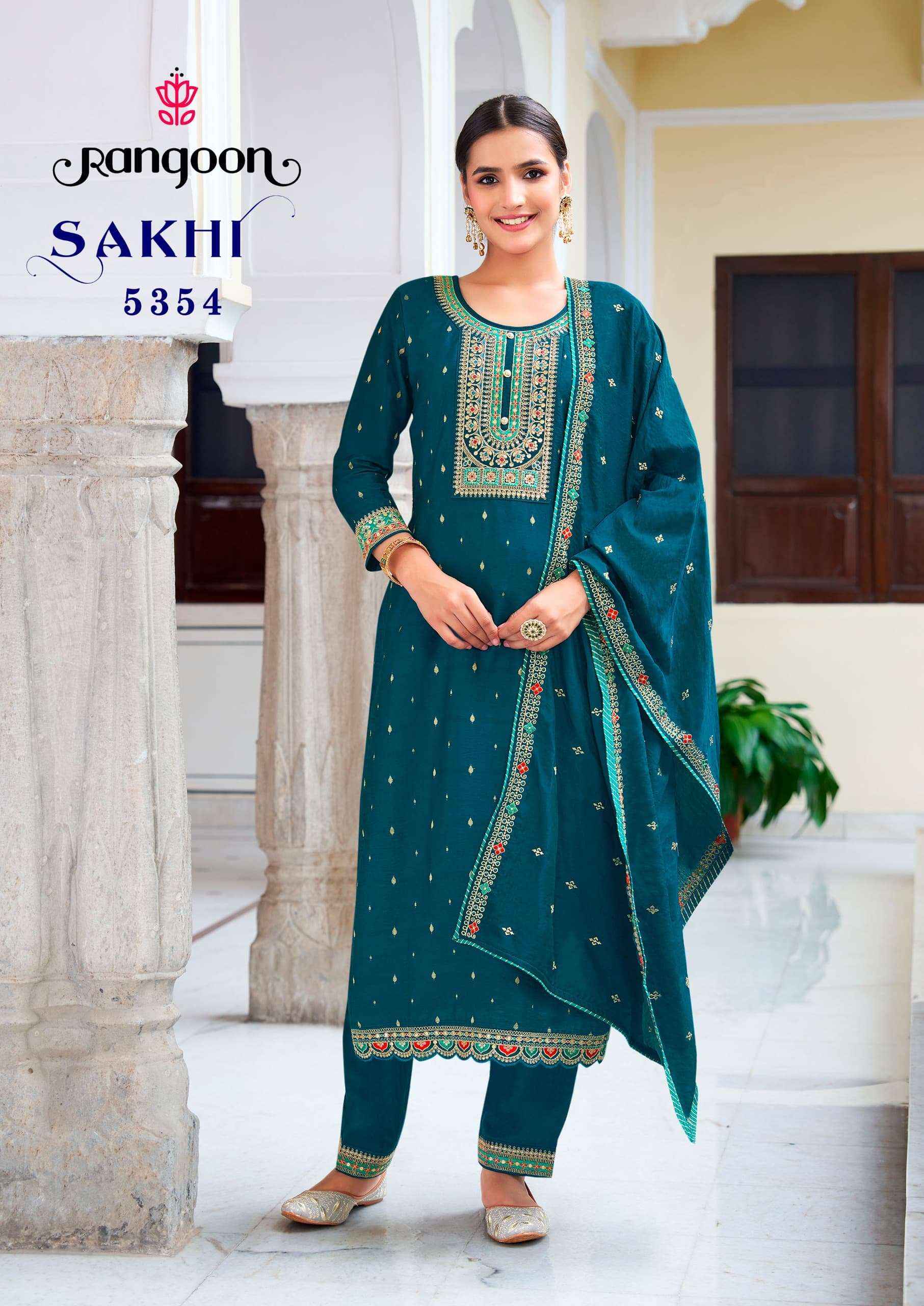 Rangoon Sakhi Viscose Kurti Combo 6 pcs Catalogue