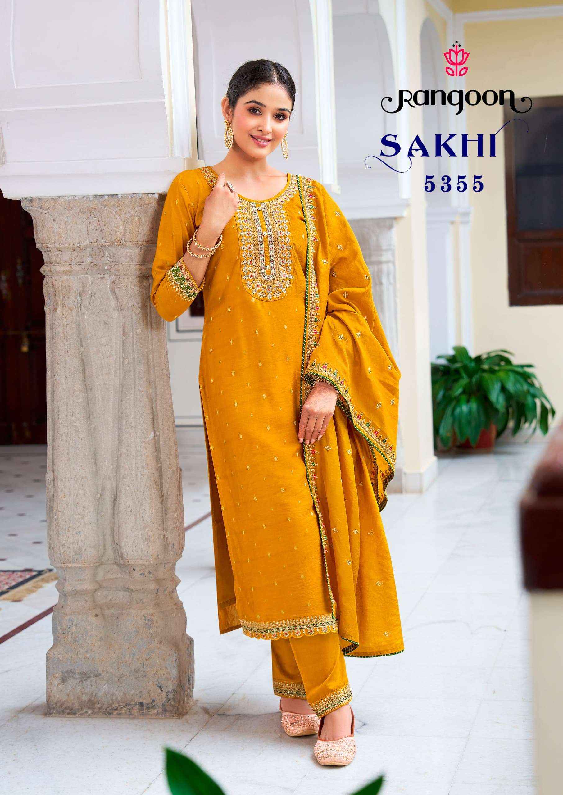 Rangoon Sakhi Viscose Kurti Combo 6 pcs Catalogue