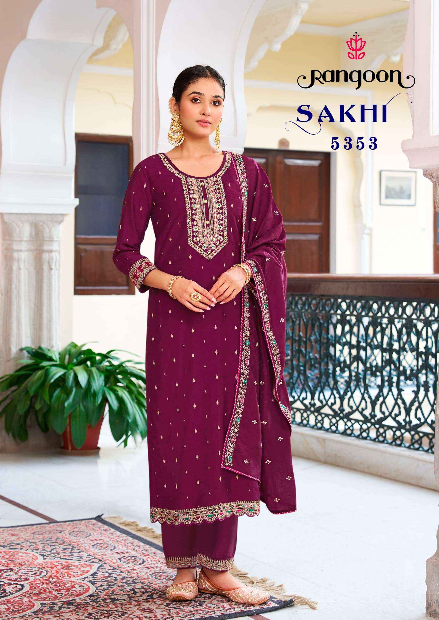 Rangoon Sakhi Viscose Kurti Combo 6 pcs Catalogue