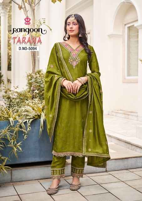 Rangoon Tarana Silk Kurti Combo 4 pcs Catalogue