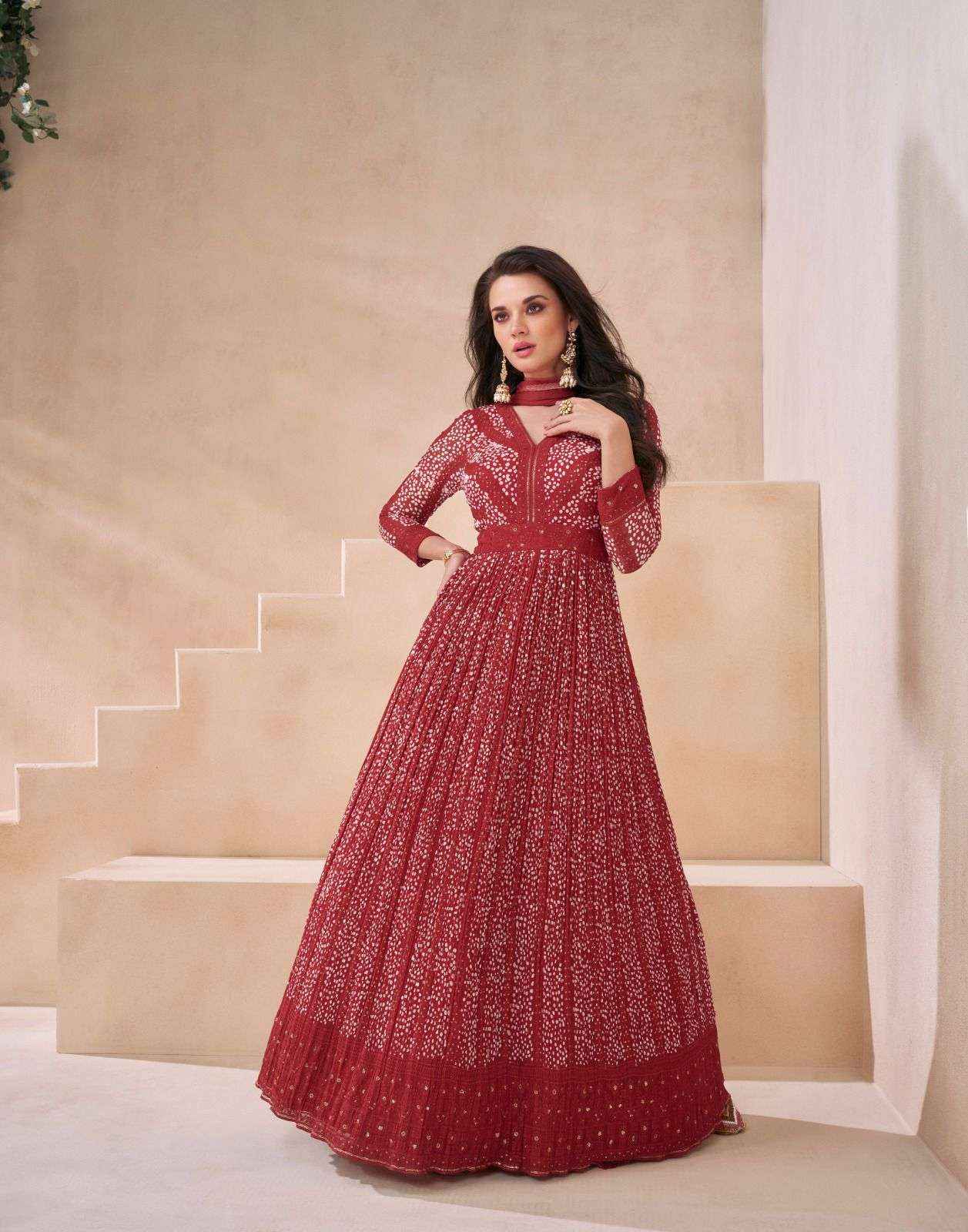 Sayuri Designer Kasheesh Readymade Georgette Dress 3 pcs Catalogue