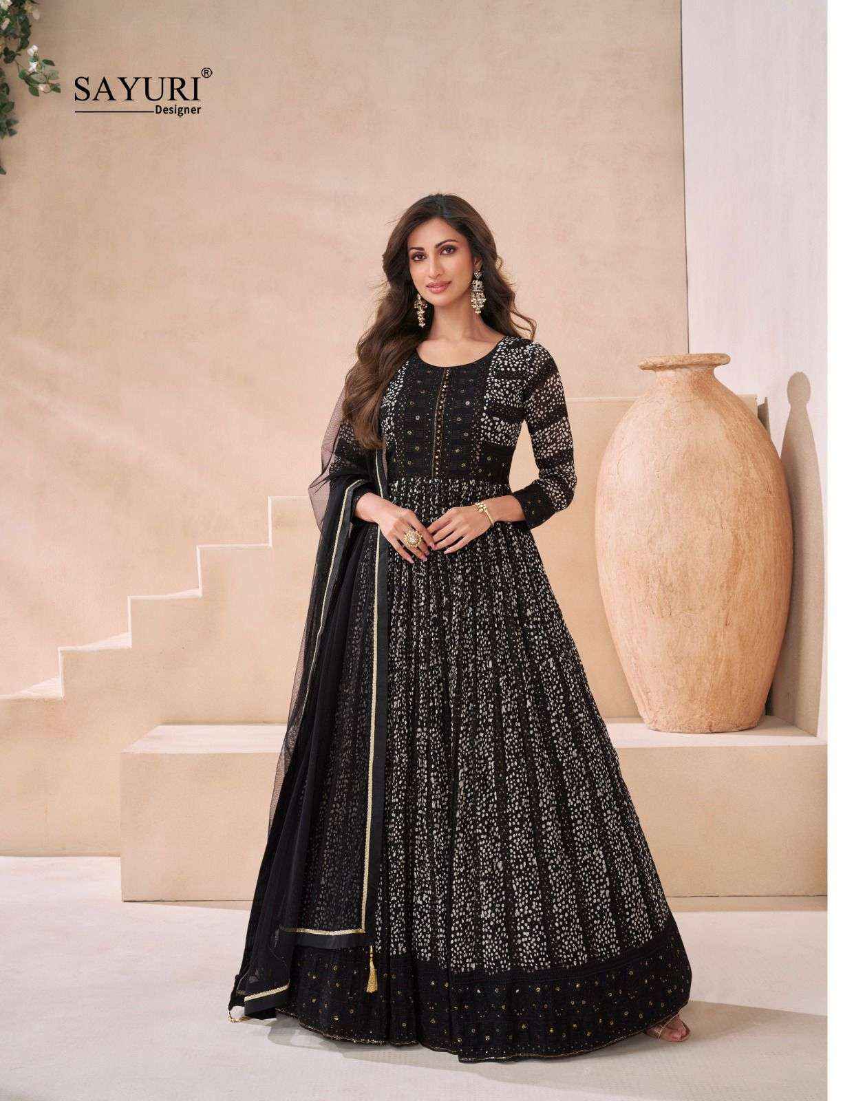 Sayuri Designer Kasheesh Readymade Georgette Dress 3 pcs Catalogue