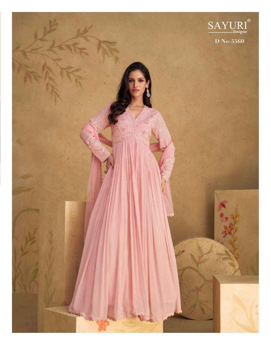 Sayuri Designer Sajni Readymade Chinon Dress 3 pcs Catalogue