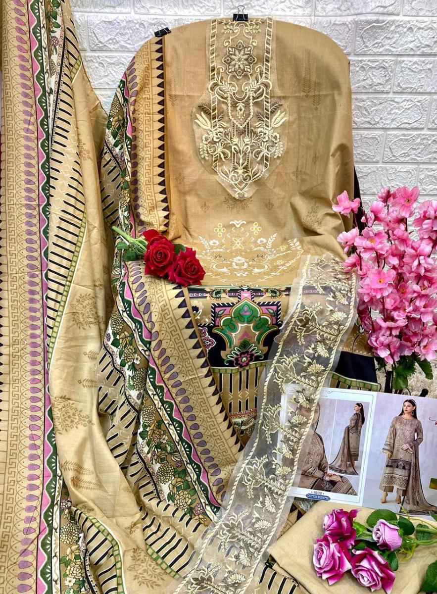 Shraddha Designer Ramsha Vol-1 Lawn Cotton Dress Material 4 pcs Catalogue