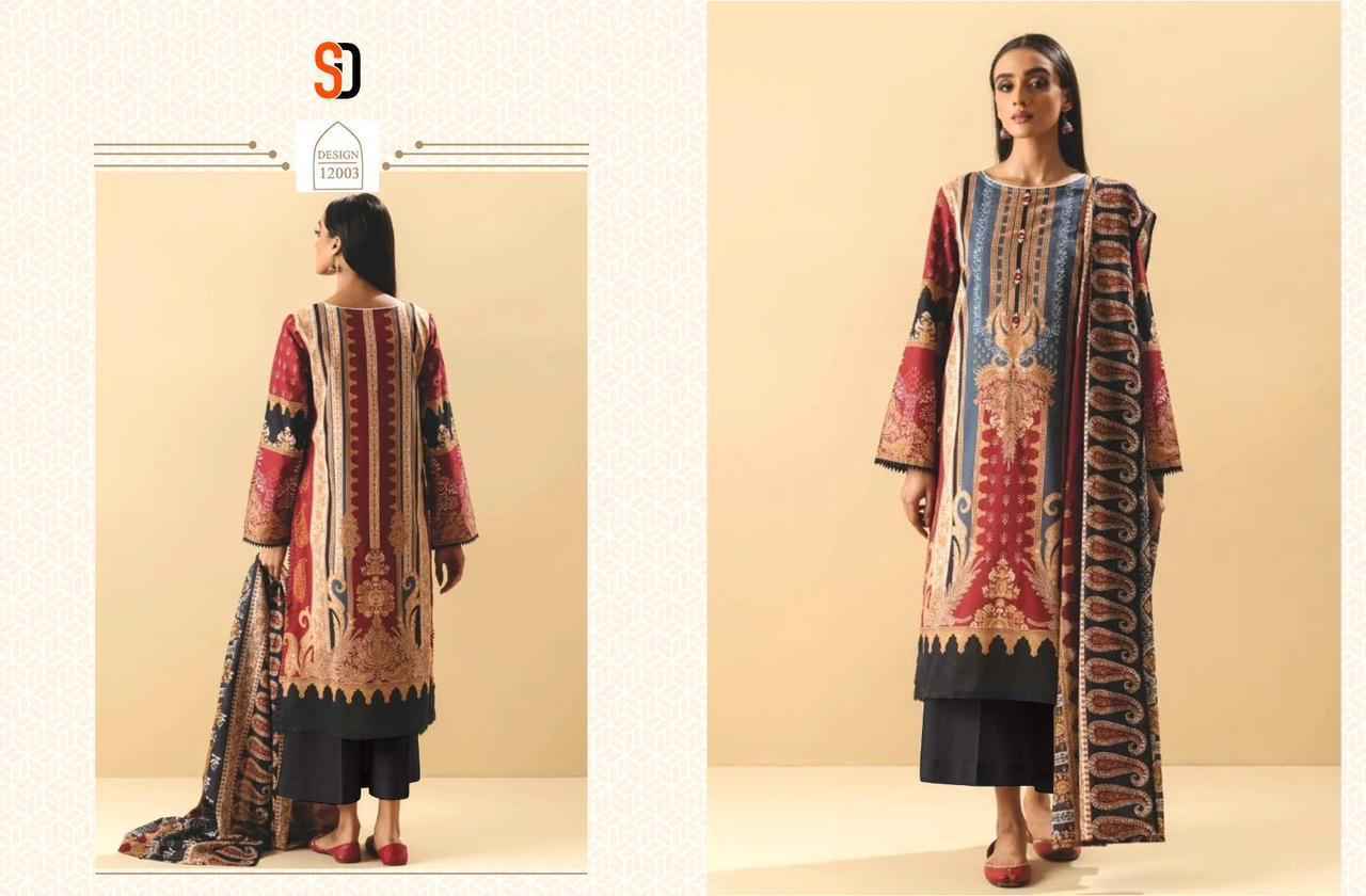 Shraddha Designer Vintage Vol 12 Lawn Cotton Dress Material 4 pcs Catalogue