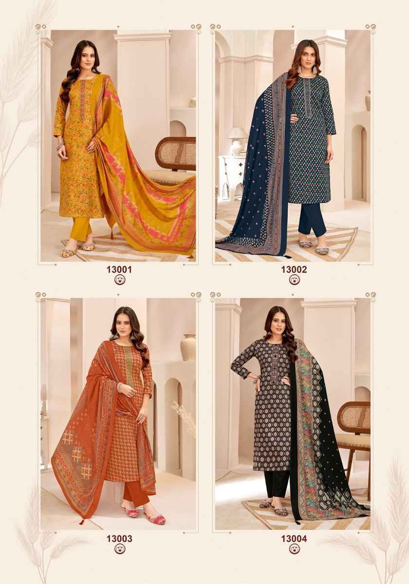 Suryajyoti Kalki Vol 13 Jam Satin Dress Material 8 Pc Catalouge