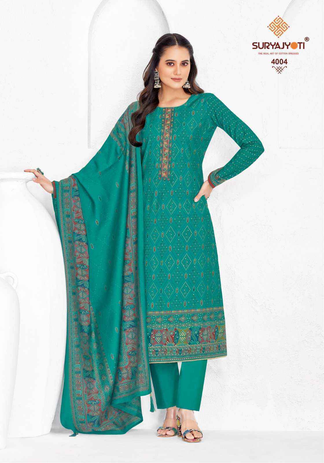Suryajyoti Pushpa Vol 4 Modal Dress Material 8 pcs Catalogue