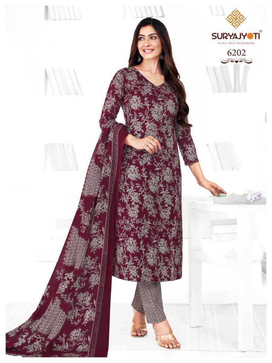 Suryajyoti Trendy Cotton Vol 62 Readymade Cotton Dress Best Quality Womens Suits