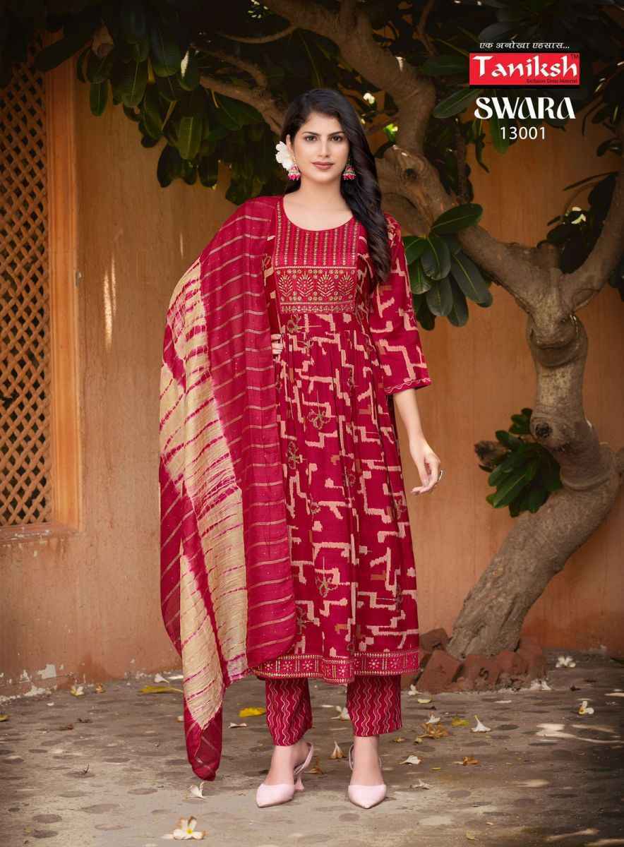 Taniksh Swara Vol-13 Readymade Reyon Dress 8 pcs Catalogue