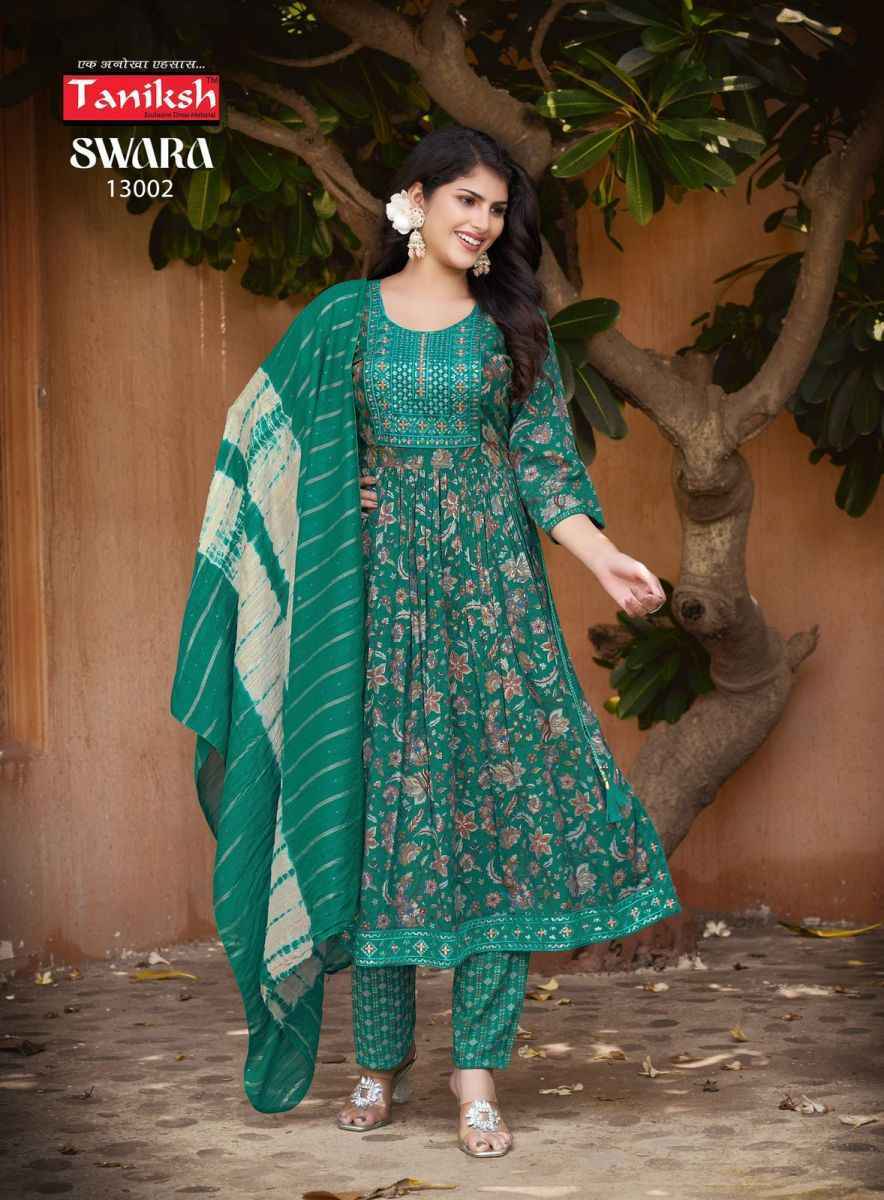 Taniksh Swara Vol-13 Readymade Reyon Dress 8 pcs Catalogue
