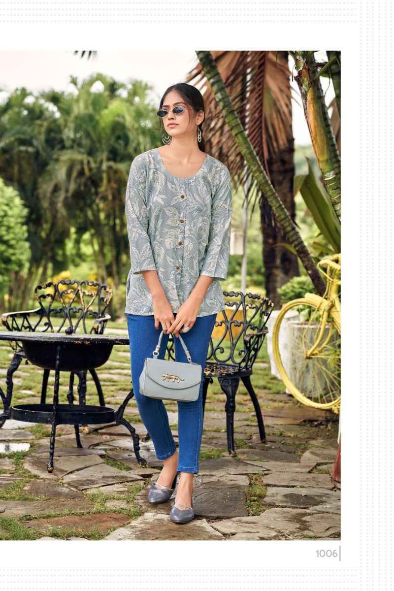 Tips & Tops Celebrity Cotton Kurti 6 pcs Catalogue