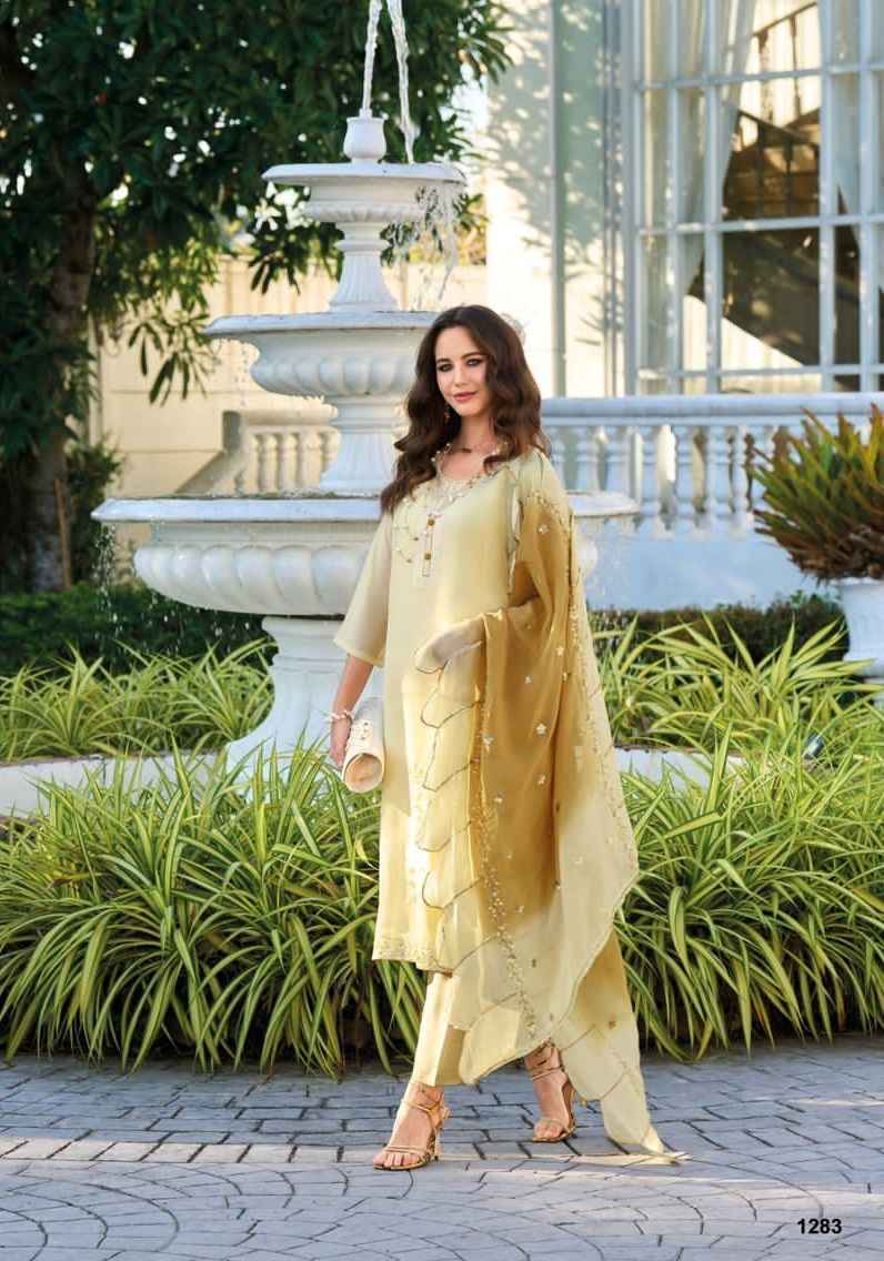 Zaveri Jiya Readymade Organza Dress 2 pcs Catalogue