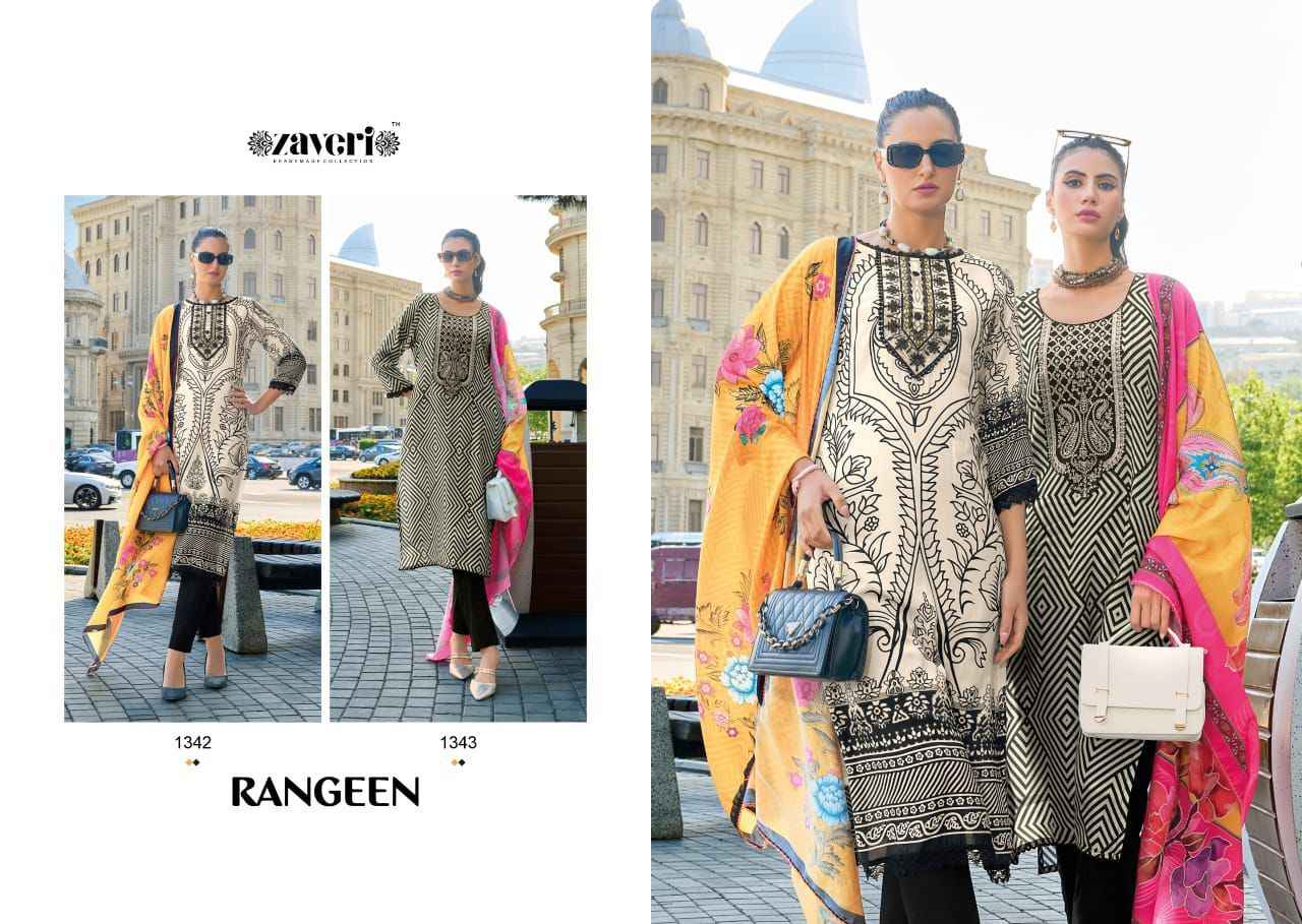 Zaveri Rangeen Readymade Muslin Dress 2 pcs Catalogue