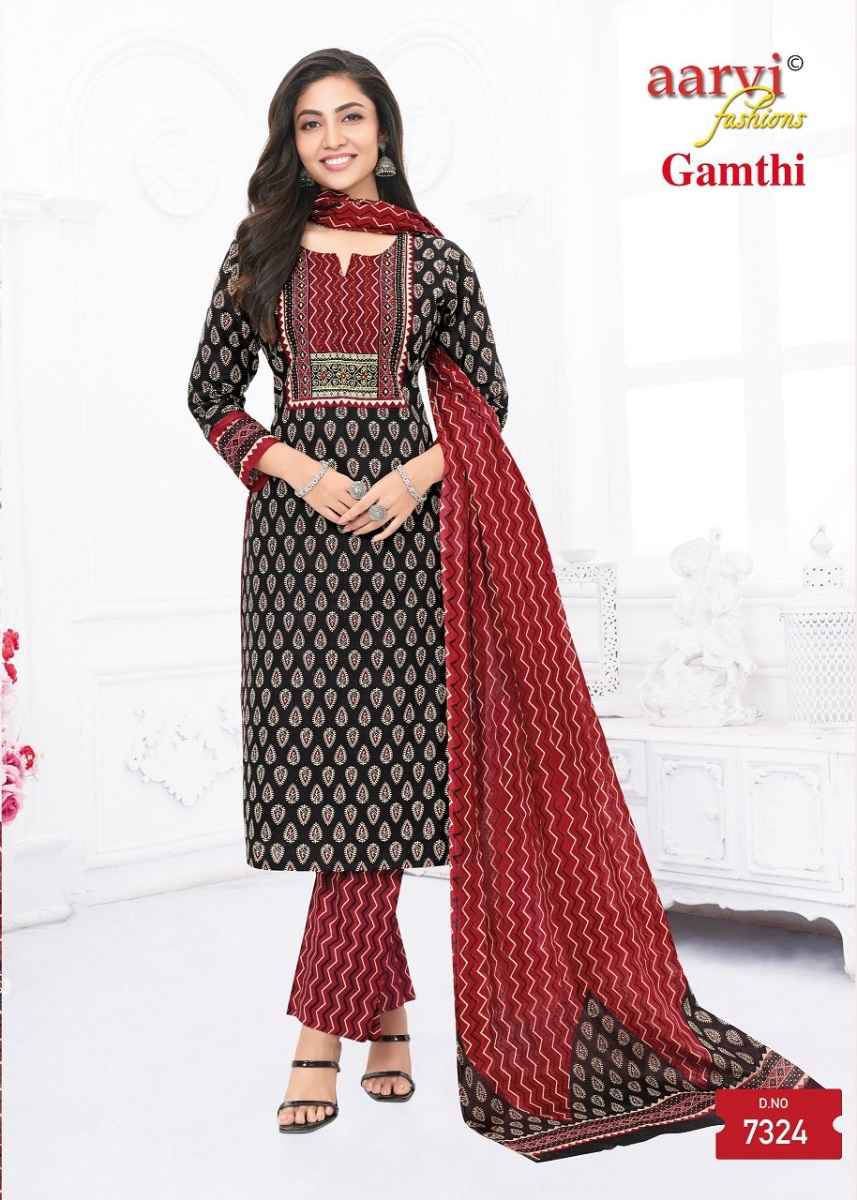 Aarvi Fashion Gamthi Vol-5 Readymade Cotton Dress 8 pcs Catalogue
