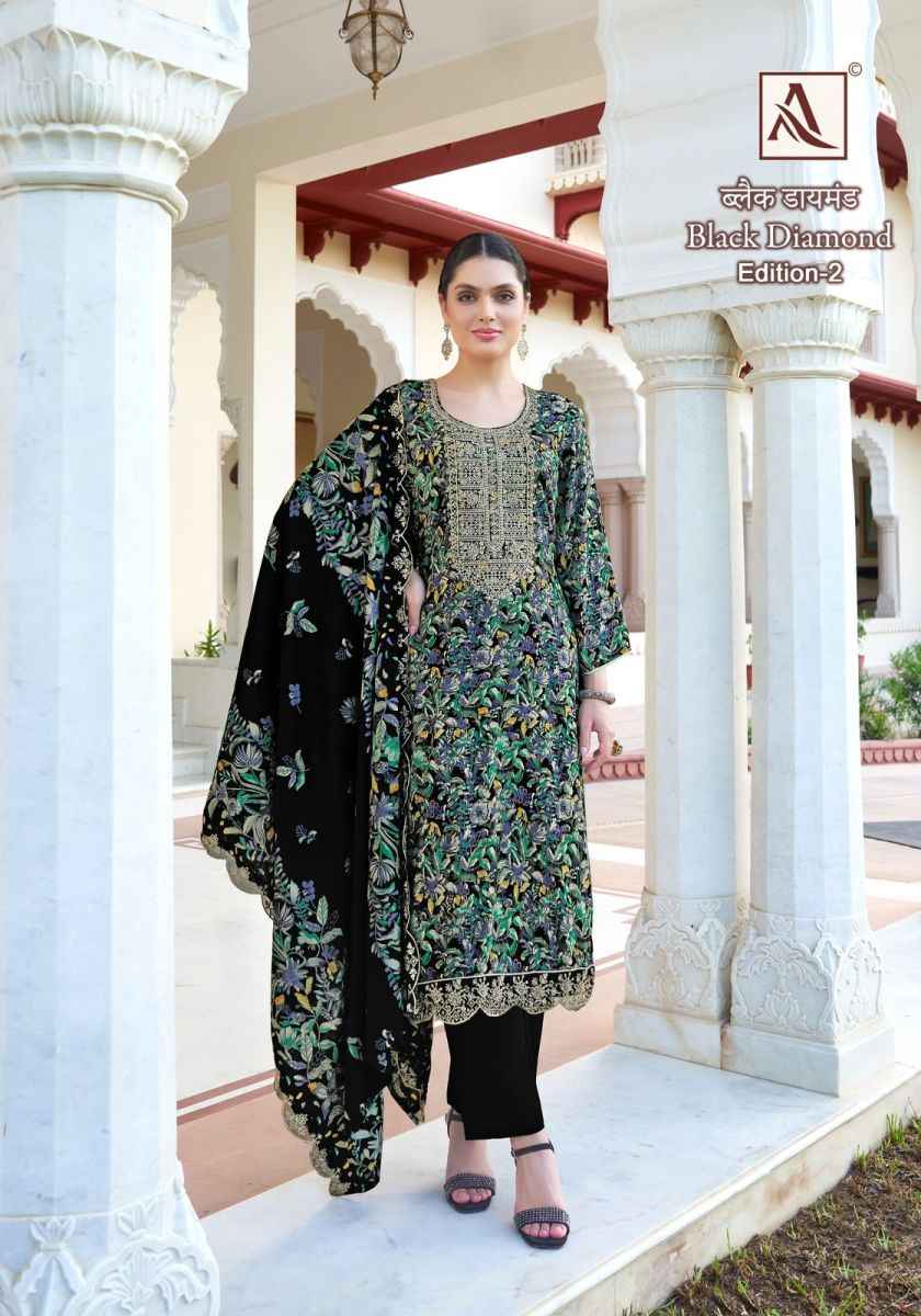 Alok Black Diamond Edition 2 Rayon Dress Material 6 pcs Catalogue