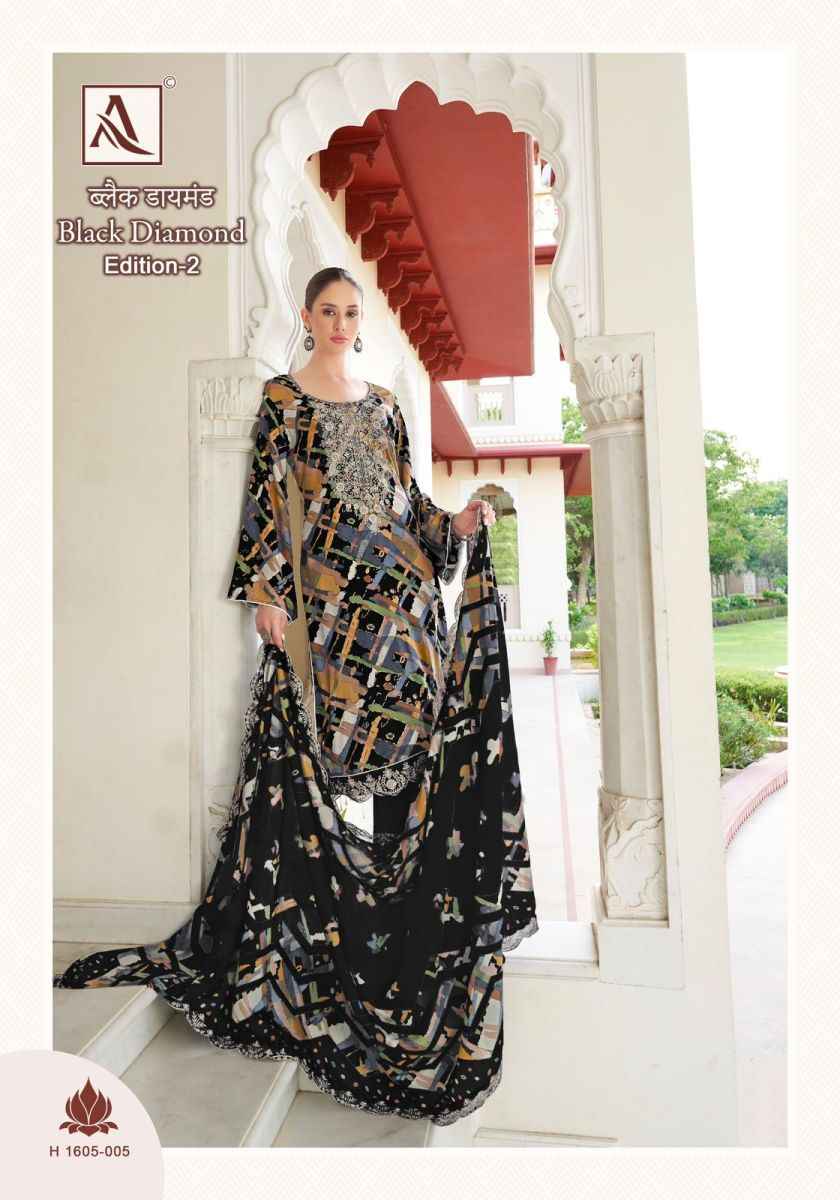 Alok Black Diamond Edition 2 Rayon Dress Material 6 pcs Catalogue