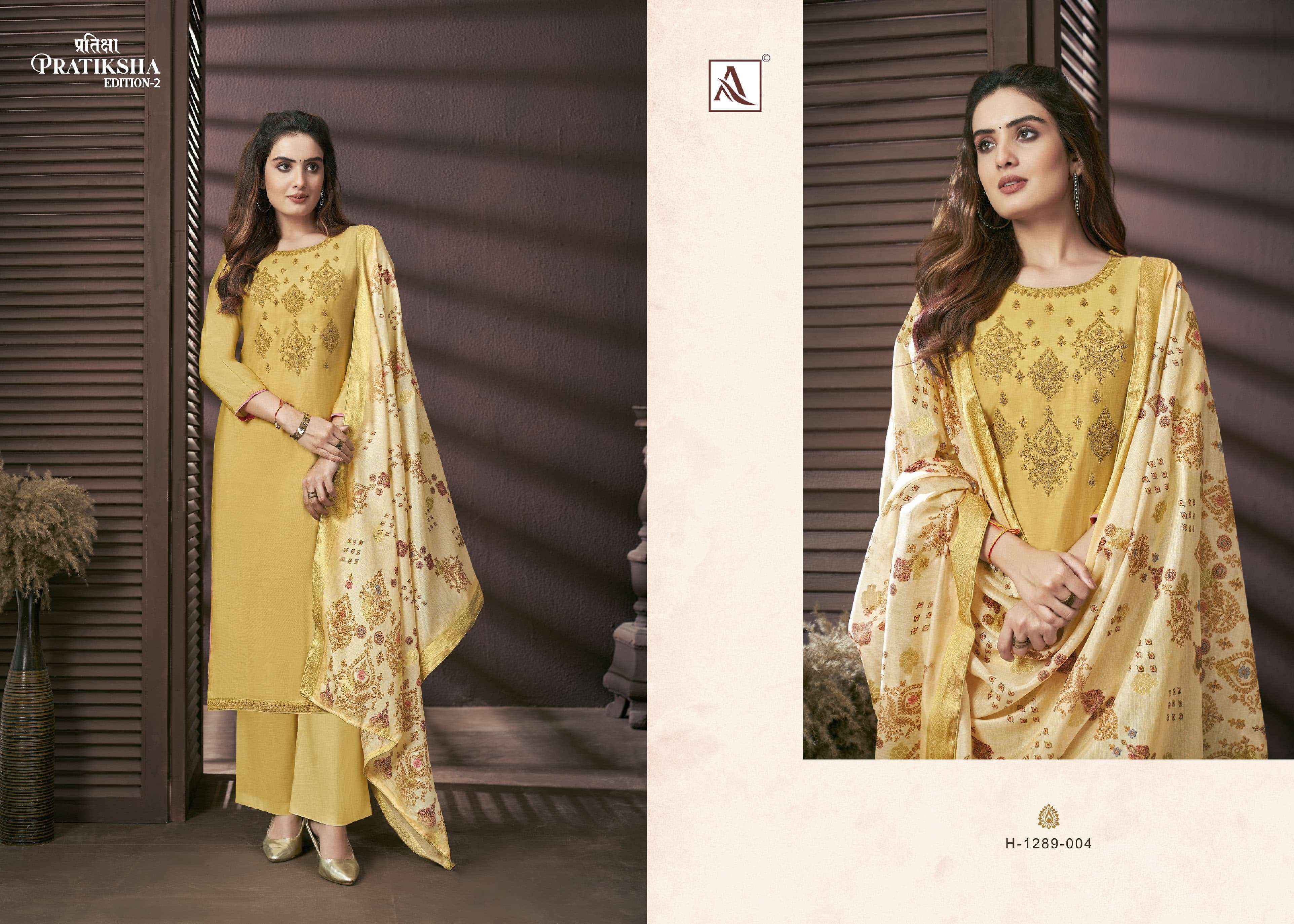 Alok Pratiksha Edition 2 Viscose Dress Material 4 pcs Catalogue