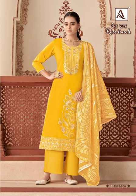 Alok Rose Touch Zam Dress Material 6 pcs Catalogue