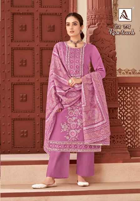 Alok Rose Touch Zam Dress Material 6 pcs Catalogue