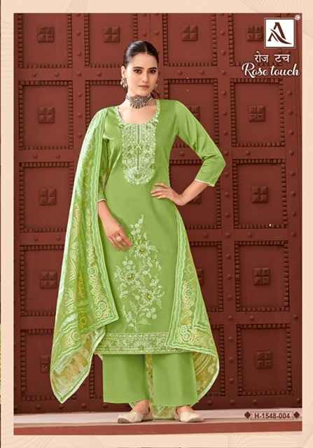 Alok Rose Touch Zam Dress Material 6 pcs Catalogue