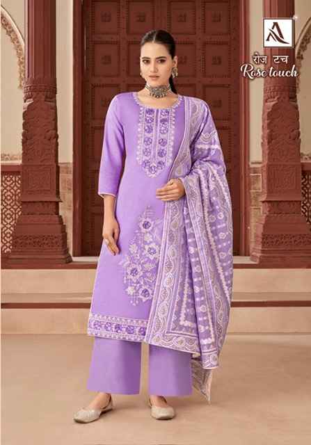 Alok Rose Touch Zam Dress Material 6 pcs Catalogue