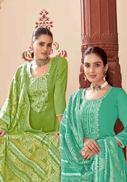 Alok Rose Touch Zam Dress Material 6 pcs Catalogue