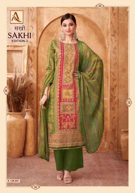 Alok Sakhi Edition 3 Jam Cotton Dress Material 4 pcs Catalogue