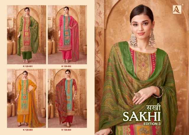 Alok Sakhi Edition 3 Jam Cotton Dress Material 4 pcs Catalogue