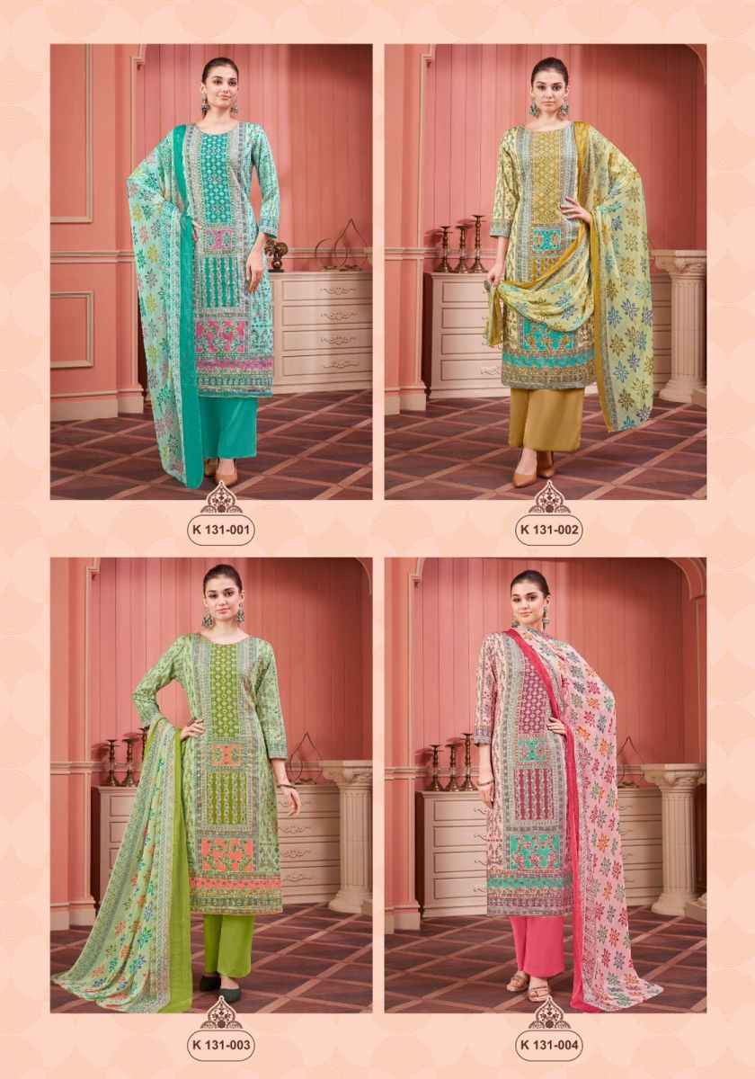 Alok Sakhi Edition 4 Jam Cotton Dress Material 4 pcs Catalogue