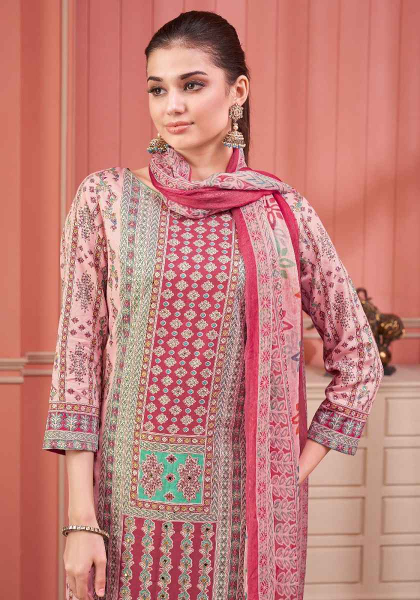 Alok Sakhi Edition 4 Jam Cotton Dress Material 4 pcs Catalogue