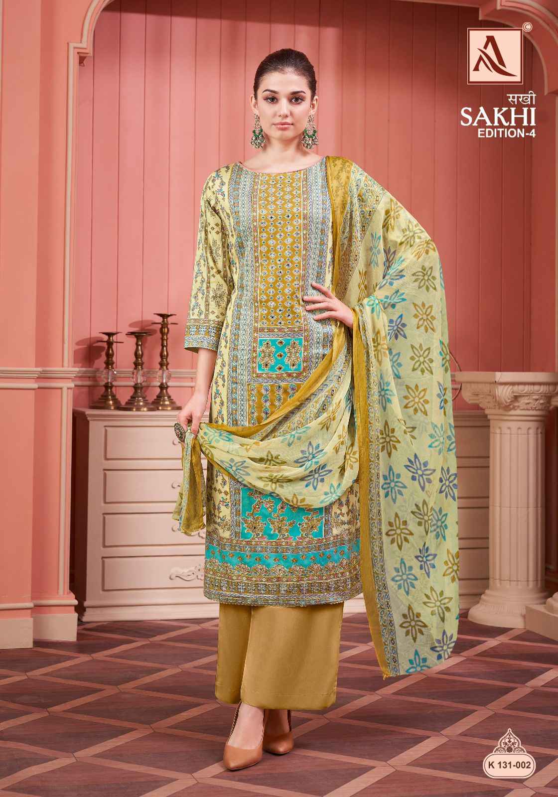 Alok Sakhi Edition 4 Jam Cotton Dress Material 4 pcs Catalogue