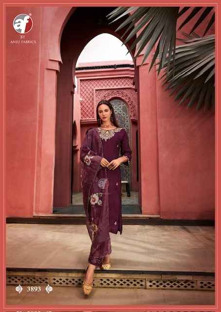 Anju Fabrics Shehnai Vol 8 Readymade Dola Silk Dress 6 Pc Catalog