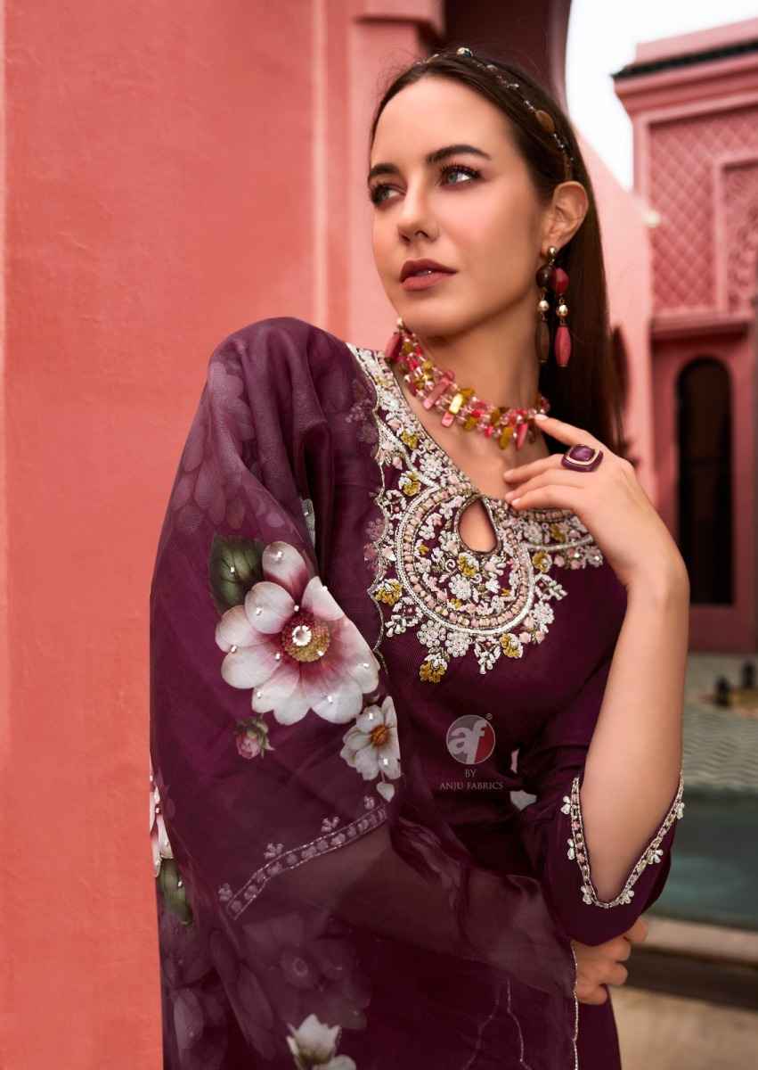 Anju Fabrics Shehnai Vol 8 Readymade Dola Silk Dress 6 Pc Catalog