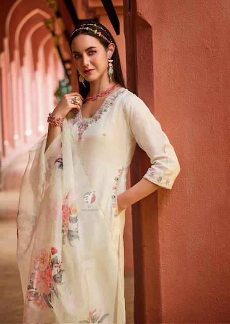 Anju Fabrics Shehnai Vol 8 Readymade Dola Silk Dress 6 Pc Catalog