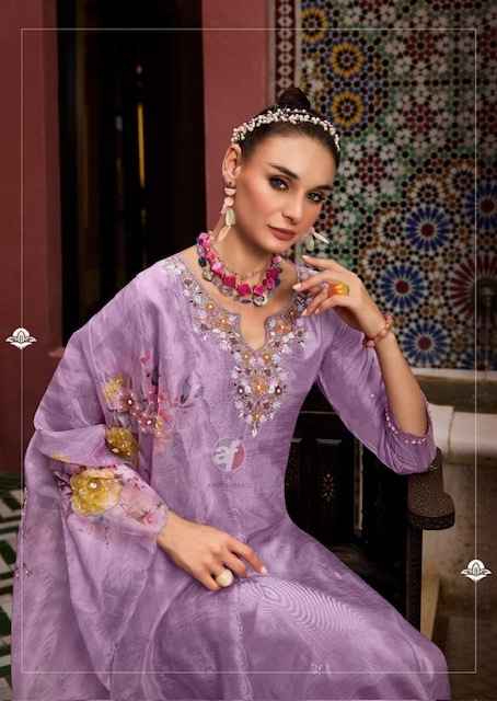 Anju Fabrics Shehnai Vol 8 Readymade Dola Silk Dress 6 Pc Catalog