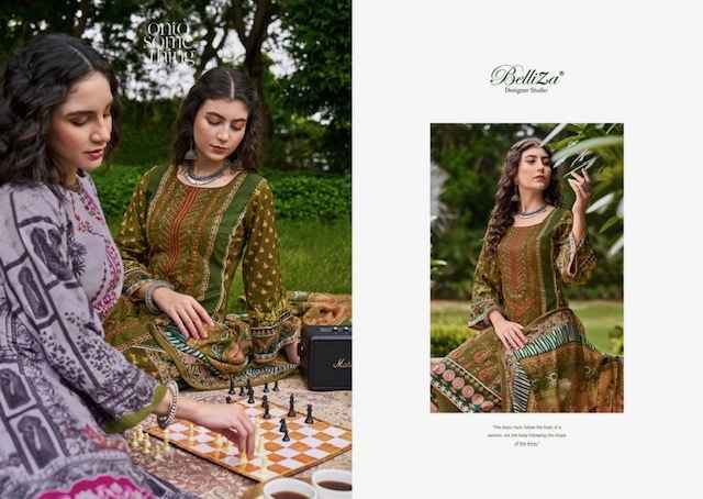 Belliza Bin Saeed Vol-5 Cotton Dress Material 8 pcs Catalogue