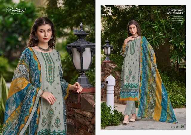 Belliza Bin Saeed Vol-5 Cotton Dress Material 8 pcs Catalogue