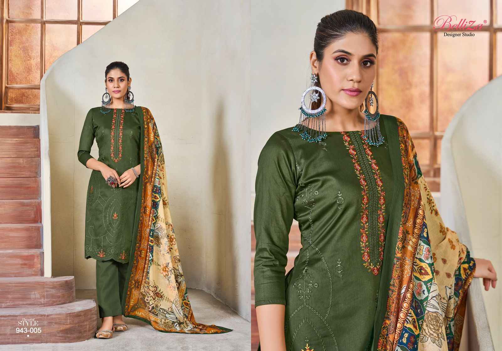 Belliza Jashn E Ishq Vol 10 Jam Cotton Dress Material 6 pcs Catalogue