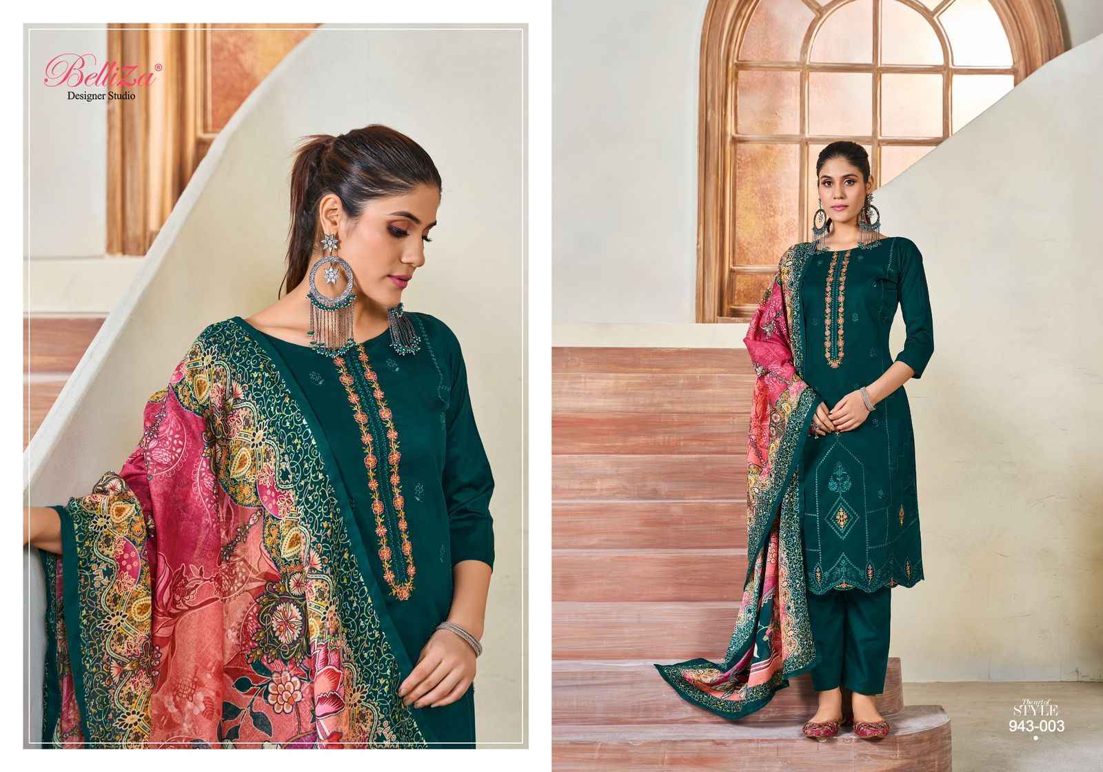 Belliza Jashn E Ishq Vol 10 Jam Cotton Dress Material 6 pcs Catalogue