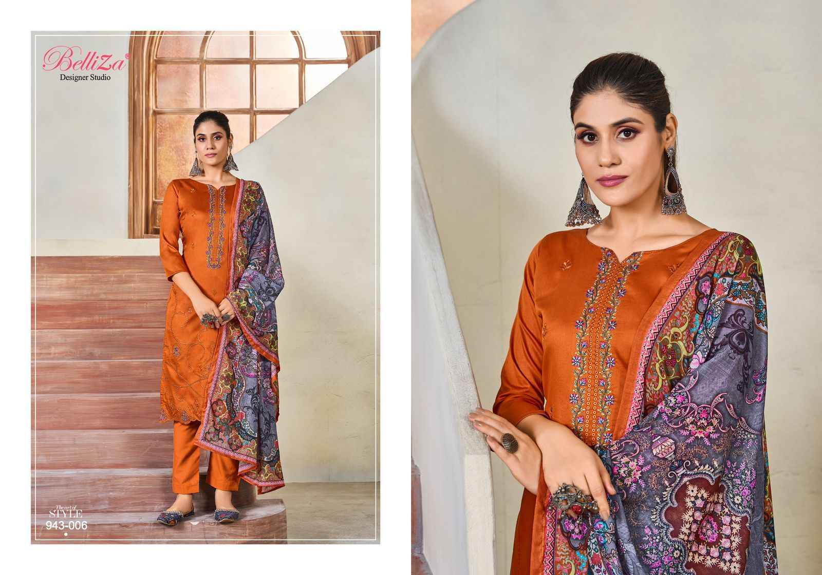 Belliza Jashn E Ishq Vol 10 Jam Cotton Dress Material 6 pcs Catalogue