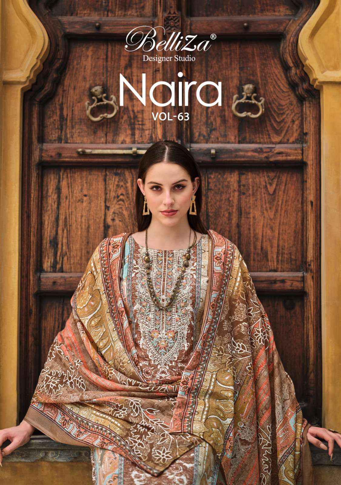 Belliza Naira Vol 63 Cotton Dress Material 8 pcs Cataloge