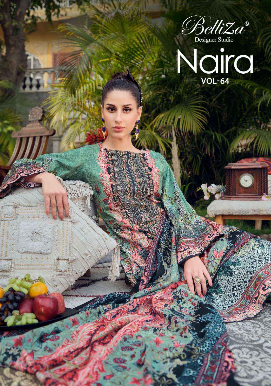 Belliza Naira Vol 64 Cotton Dress Material 8 pcs Cataloge